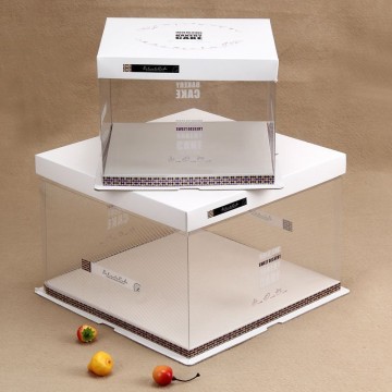 Haustier Clear Cake Box