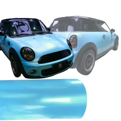 Magic Glacier Blue Car