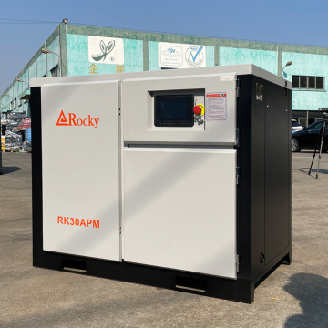 30 ch 22 kW PM VSD Compresseur d'air rotatif à vis à économie d'énergie électrique industrielle