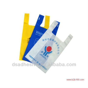 100% virgin material Wholesale Designer Plastic T-shirt Bags