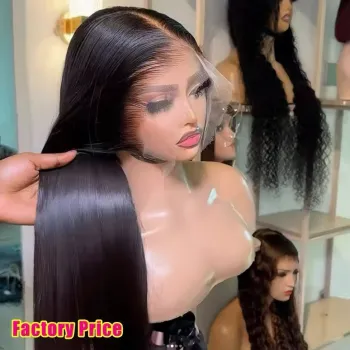 Wholesale 200 Density HD Lace Front Wig 13x4 13x6 Glueless Indian Hair Wig