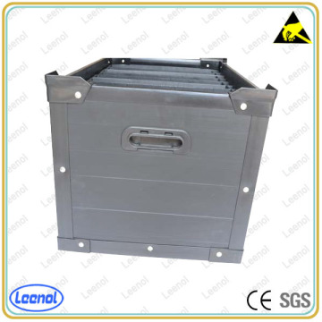 LN3301 black antistatic PP corrugated container