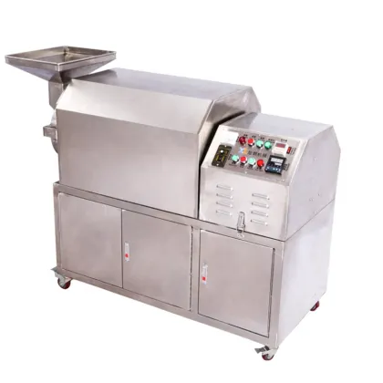 Small Manual Nut Roaster for Pistachios, Groundnuts, and Cocoa Nuts