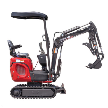 Rhinoceros XN12-8 Mini Crawler Excavator for 3-Cylinder Engine System Motor Gearbox PLC Hengli Pump Energy Saving for Farm