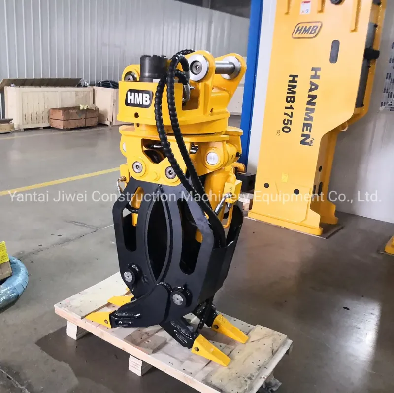 Title: "Automatic Grab Hydraulic Wood Grapple for Industrial Use