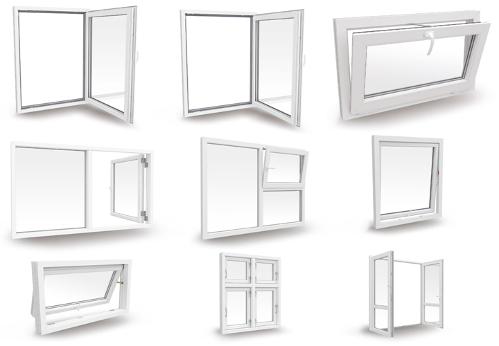 upvc window size