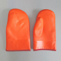 Оранжевый PVC Mittle Перчатки Пена изолированный лайнер