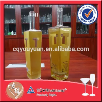 Trump Vodka Cork Top 750ML Vodka Bottle Glass Material Decorative Liquor Bottle 750ML