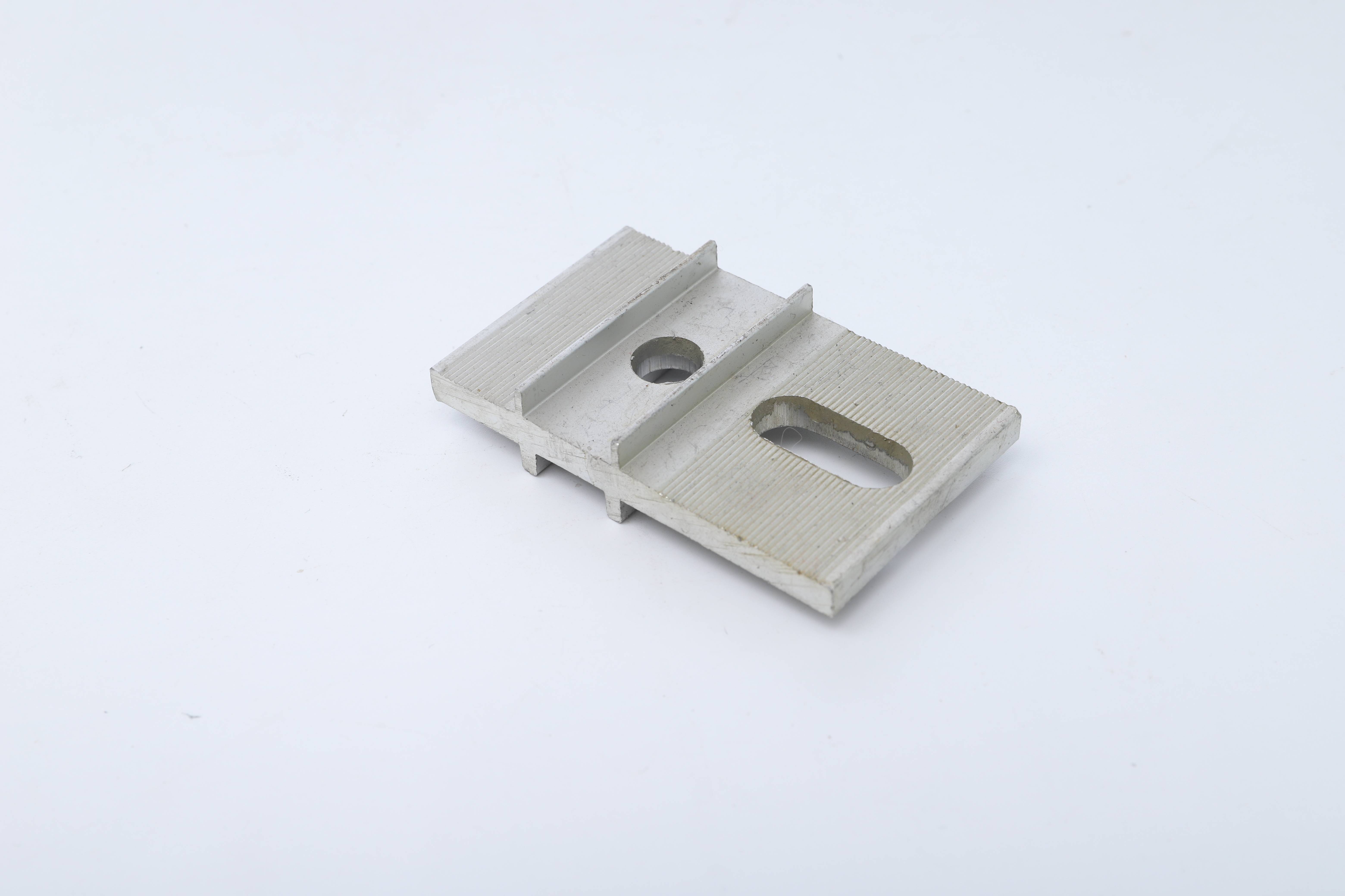 Aliminum end plates PV solar mounting system