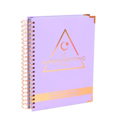 Customized spiral inspirational planning book printing