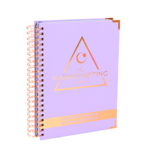 Customized spiral inspirational planning book printing