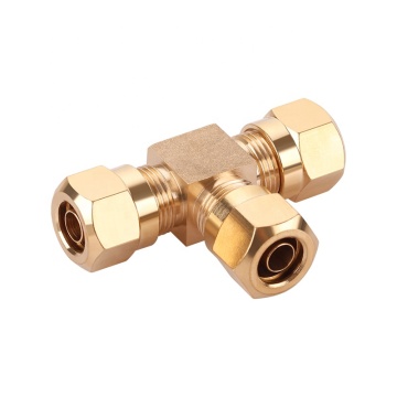 Hot Sale Union Compression Dot Brake Nylon Tee Fittings Untuk Truk dan Trailer