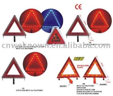Triangle d'avertissement réfléchissant