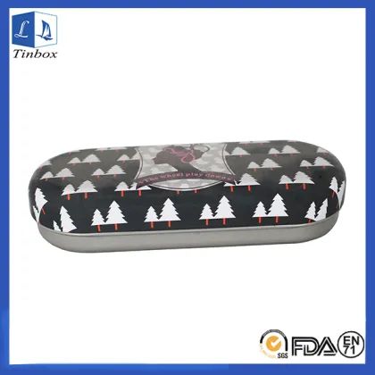 Two-Pieces Custom Metal Glasses Case