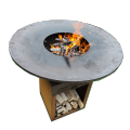 Commercial corten barbecue charcoal bbq grill