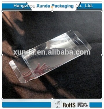 Plastic transparent folded box