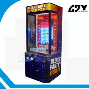 2013 new style gift prize toy crane Block Party Stacker redemption machine