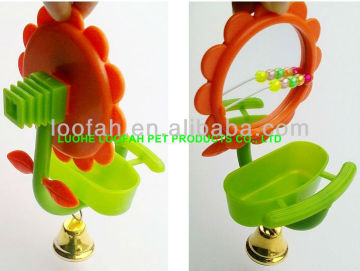 bird mirror flower