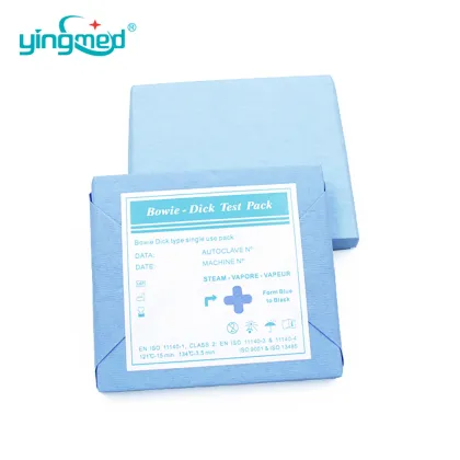 Disposable Bowie Dick BD Test Pack for Autoclave