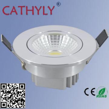 Cathyly_3w_Aluminum COB LED Recessed Down Light ,Swivel Type