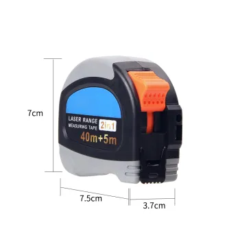 Factory Direct Electric Laser Distance Tape Measure - 3-in-1 Ft, Metric, and Inches with LCD Digital Display