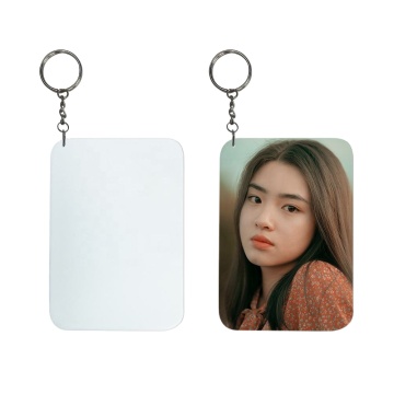 Subbank Sublimation Blank Plastic PBT Double Sided DIY Keychain