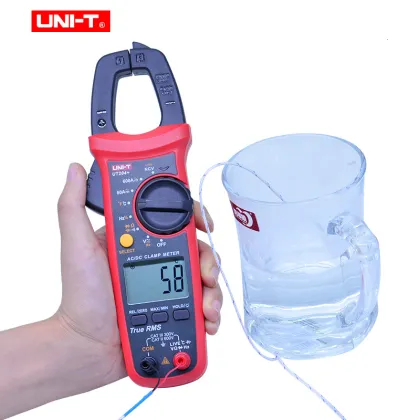UNI-T Digital Clamp Meter True RMS AC DC current UT203+ UT204+ 400-600A Auto Range Clamp current tester Multimeter