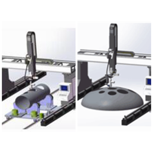 Gantry Cutting Robot for Intersecting Lines