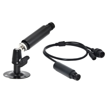 3MP Mini Camera Bullet Bullet Network กล้อง IP พร้อมการตรวจจับมนุษย์ AI, เสียง, H.265, การตรวจสอบระยะไกลและที่วางปากกาเฝ้าระวัง