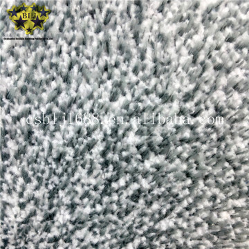 Household Bath Mat Sprinf Velvet Cloth grey color super soft fabric