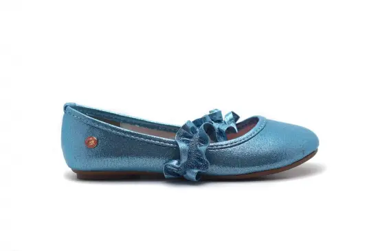 Girl's Elastic Lotus Leaf Edge Decoration Shoes