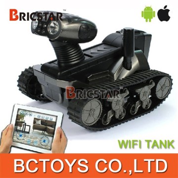 Spy robot LT-728 wireless Iphone/Ipad/Android control RC i-spy tank toys.