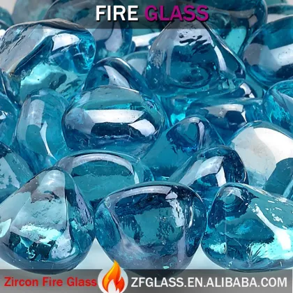 Fireplace accessories fire reflective glass rock Fireplace Glass