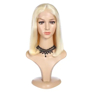Cheap Lace Front 613 Honey Blonde Bob Wig,Short Hd Full Lace Human Hair Wig 613 transparent Human Hair Lace Front Wig