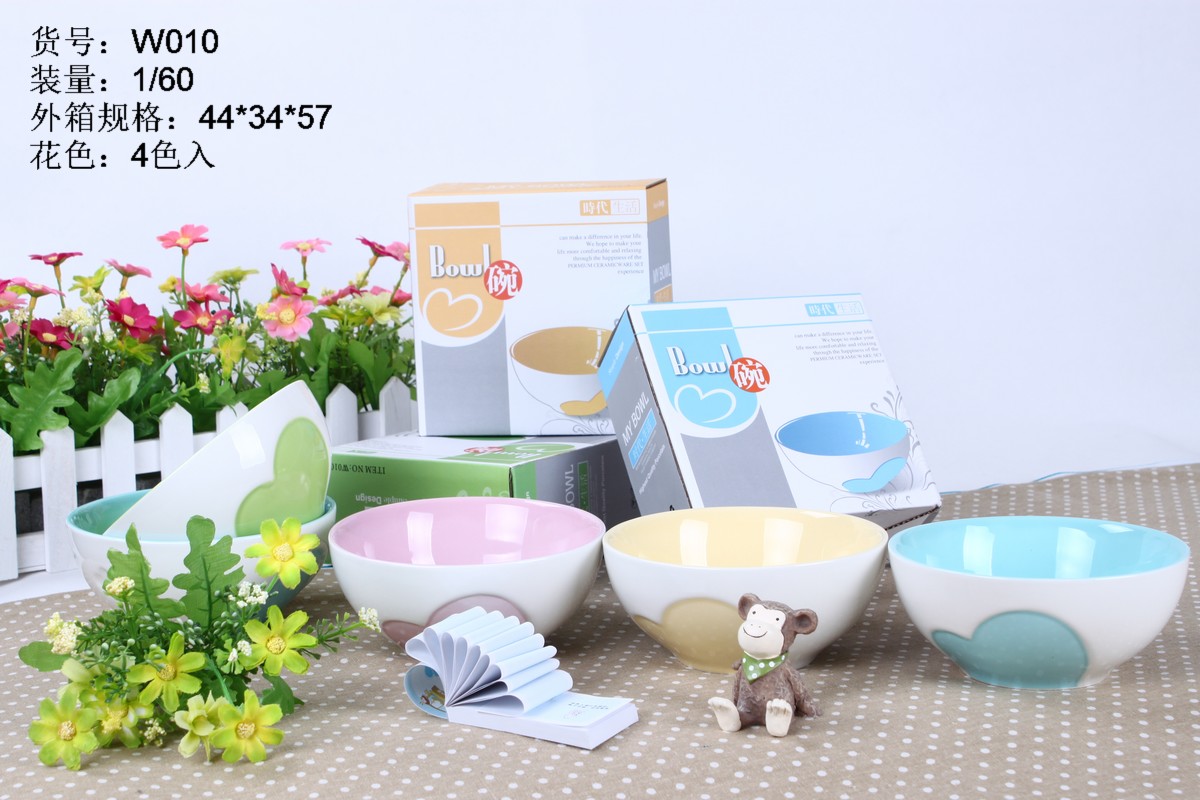 Creative and Colorful Ceramic Food Bowl