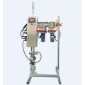 Internal pressure check machine for PET cans