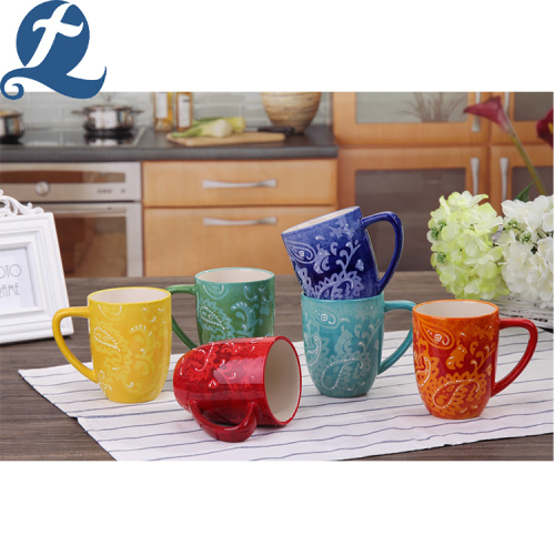 Fashion Promotional Ceramic Sublimation Mug With D-Handle