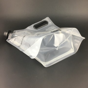 Transparent 1 gallon portable water plastic container