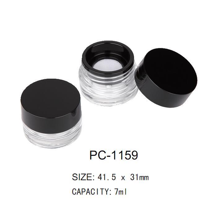 Plastic Round Cosmetic Loose Powder Packaging