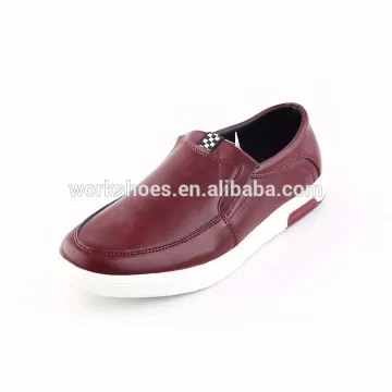Fashion Leather Slip On Flat Comfortable Men Sneaker Casual Shoes
