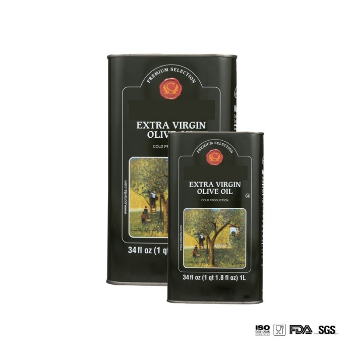 DADI 1.5L Promotional Olive Oil Packaging Tin Can