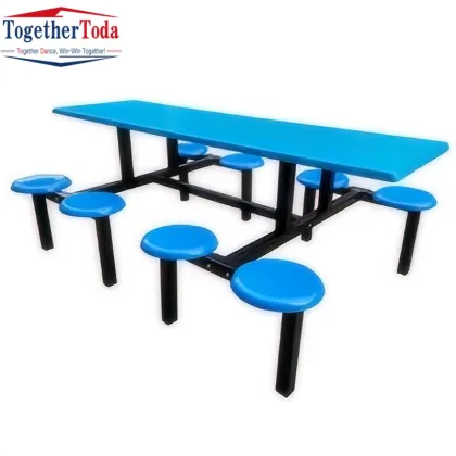 Modern Canteen dining Hall Furniture Dining Table Chair