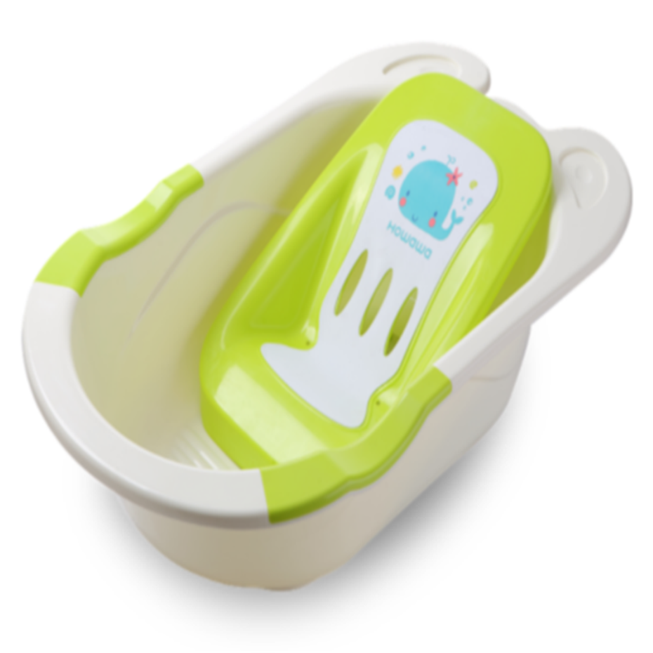 Csecsemőbiztonsági műanyag fürdőkád káddal