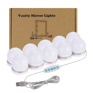Hollywood Style Dimmable LED Vanity Mirror with Lights for Bathroom