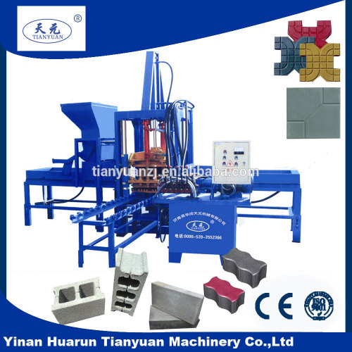 QT3-15 concrete used hollow block making machine for sale