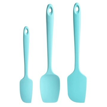 Non-Stick Rubber Kitchen Scraper Set with Silicone Basting Spatulas for Cooking, Baking & Mixing