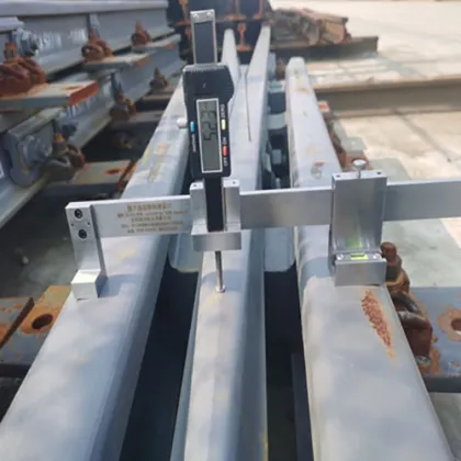High precision Digital Rail Frog Vertical Wear Measuring Gauge