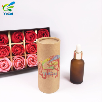 Guangzhou factory wholesale round paper cosmetic packaging boxes paper tube for essential oil