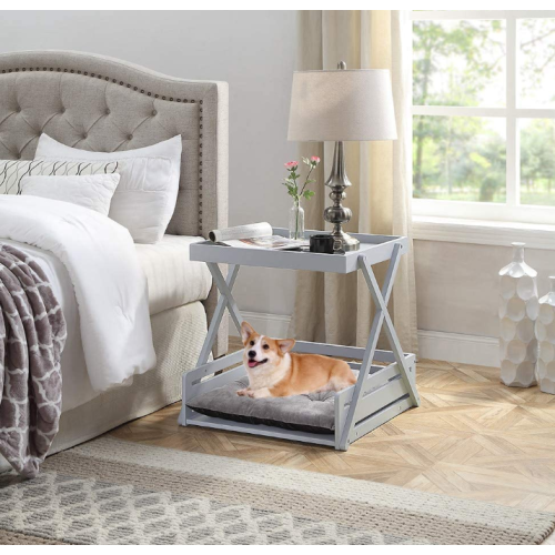 Pet Dog Bed Frame with Removable Cushion