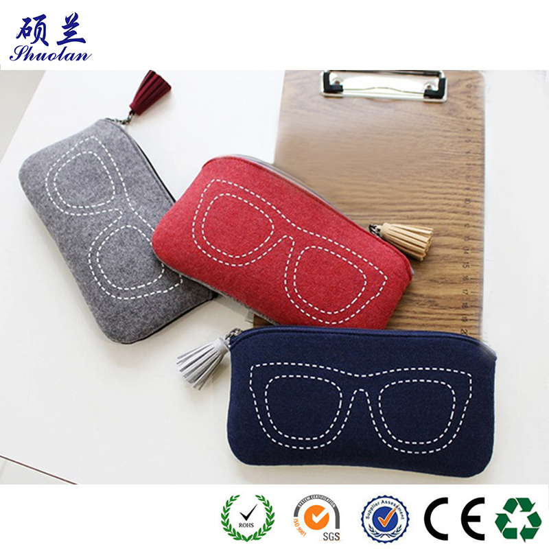 High Quality Felt Glasses Bag